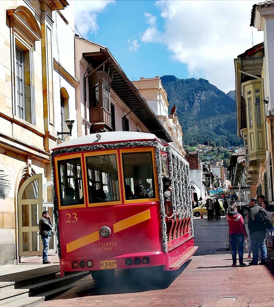 Street car in Bogota, Colombia