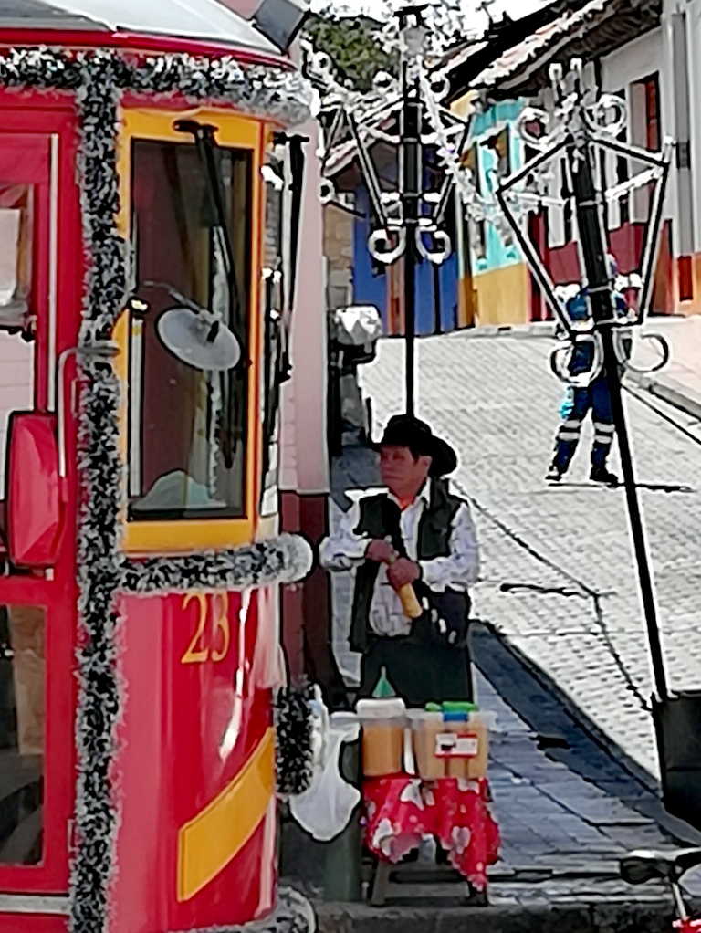 Local character in Bogota, Colombia
