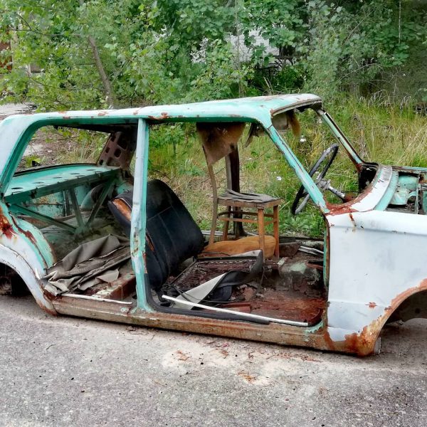 car from chernobyl disaster
