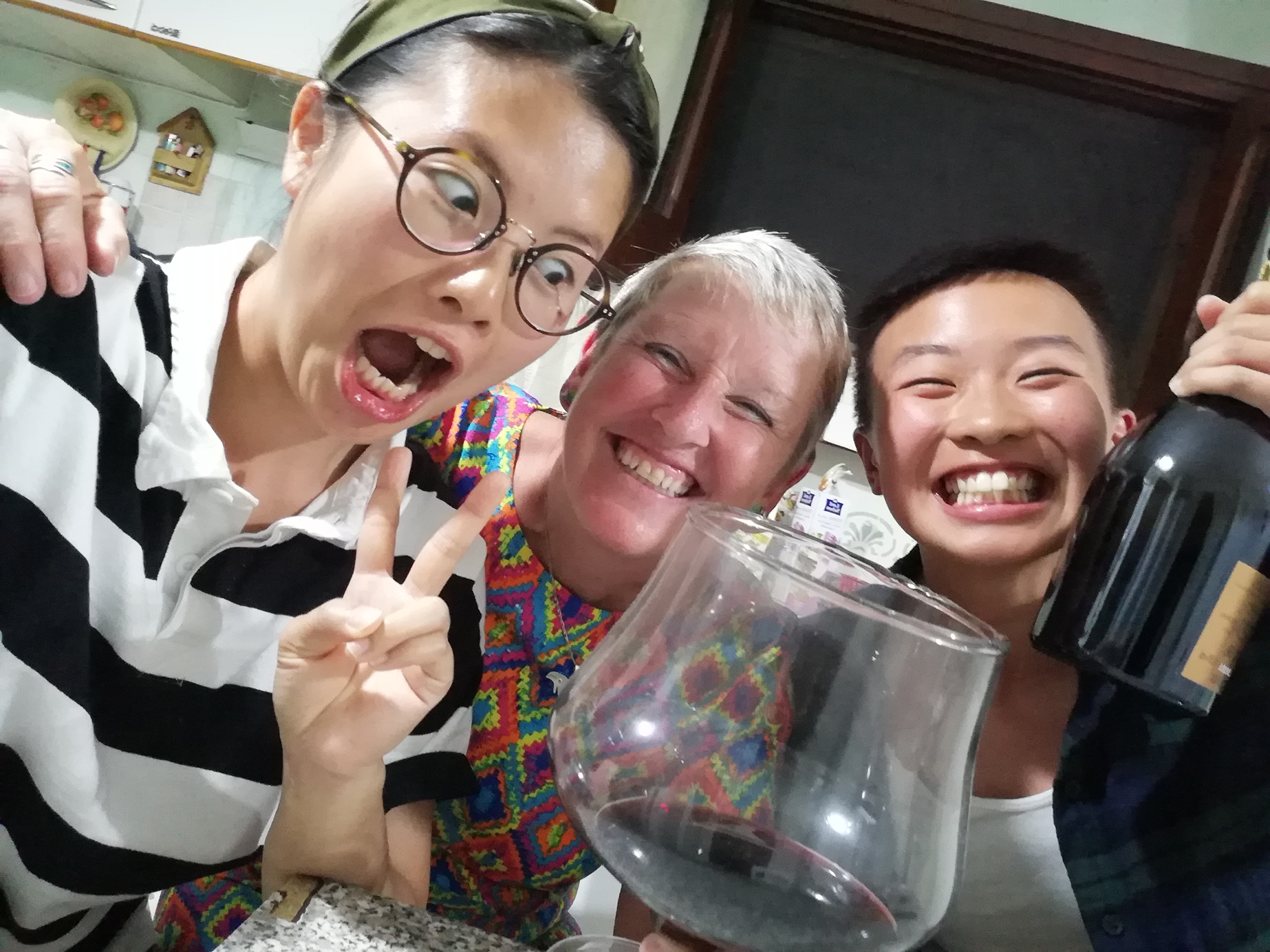 me and my friends from Hong Kong