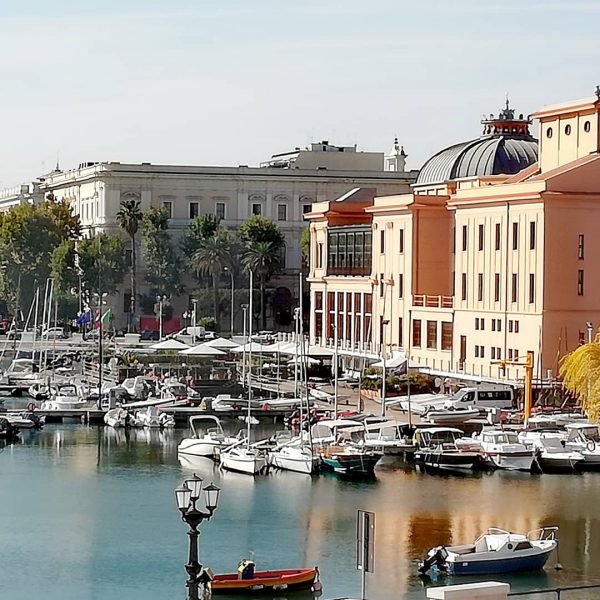 view over the bari harbour