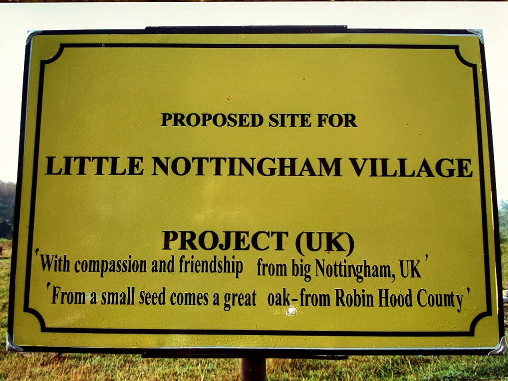 Little Nottingham Village sign