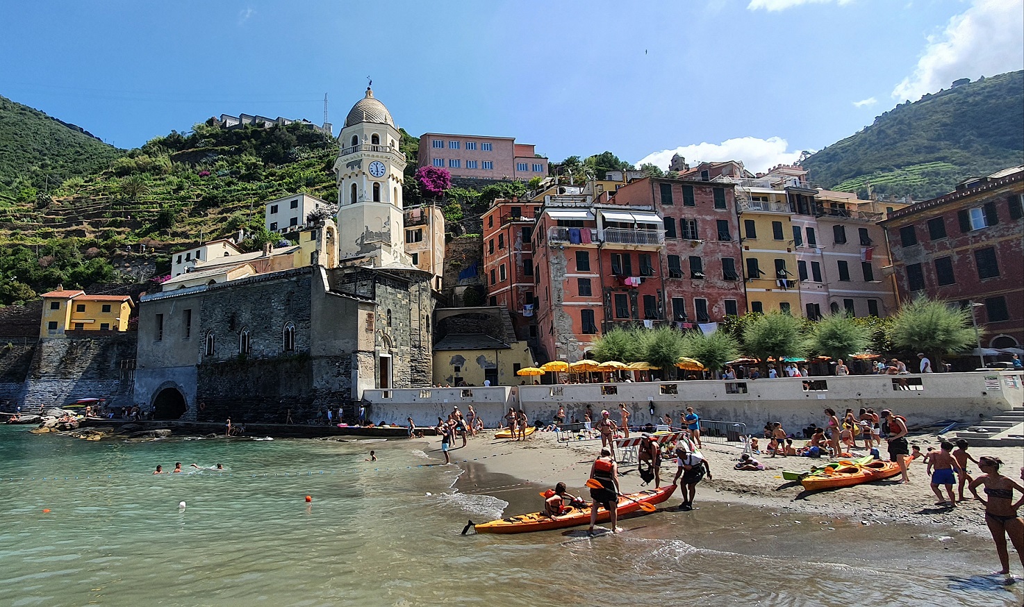 beach on Cinque Terre