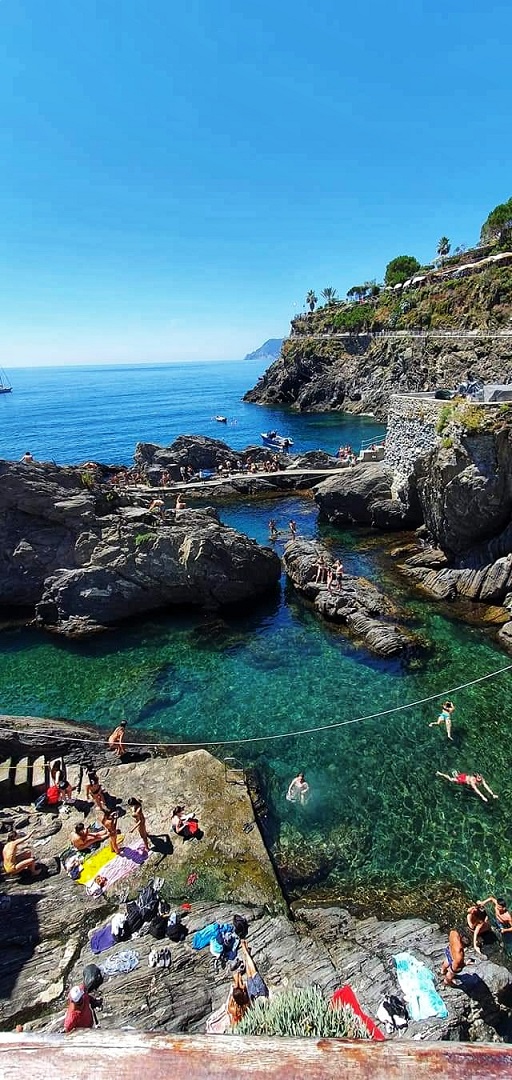 Manarola sea