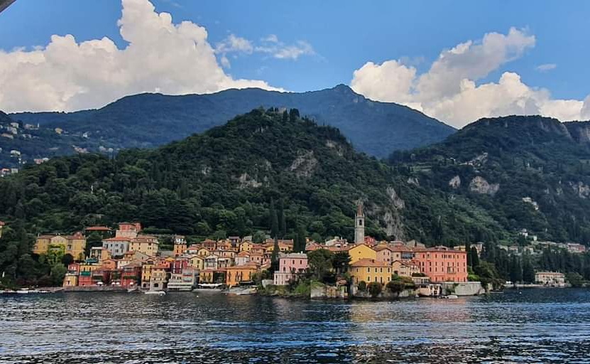 varenna seen from a boat