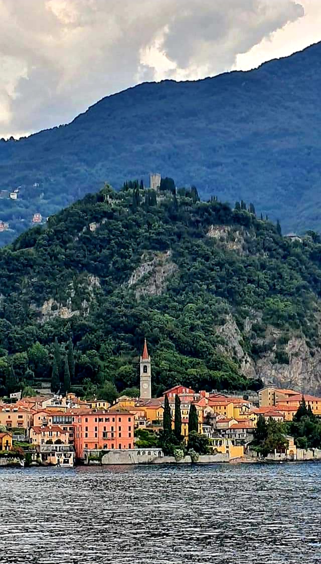 varenna with the castle on the hill