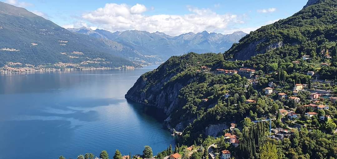 view down on varenna