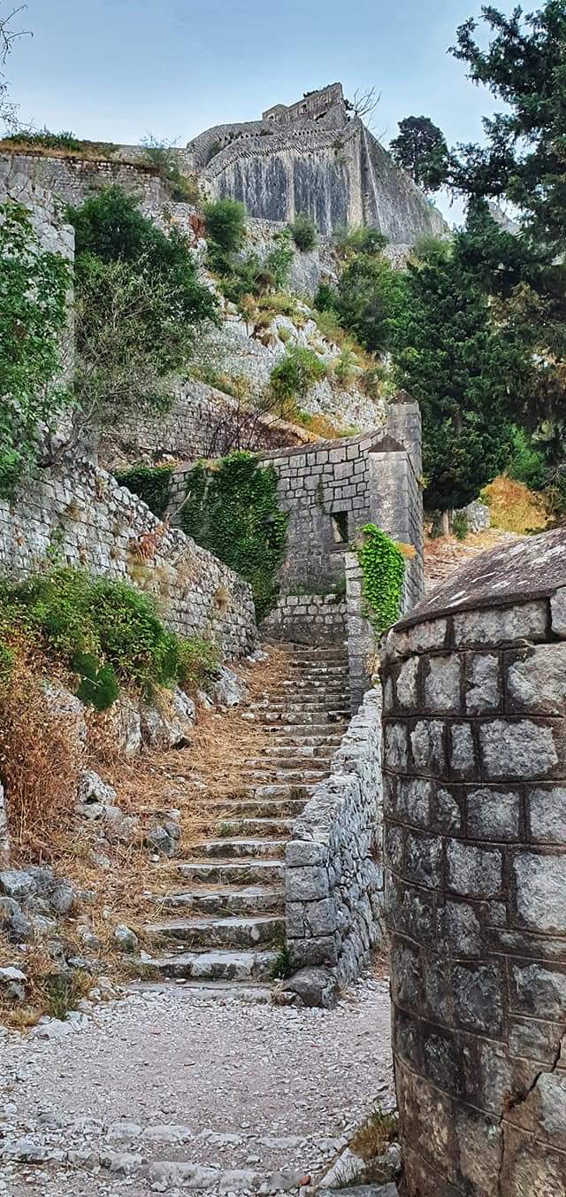 kotor fortress - steps