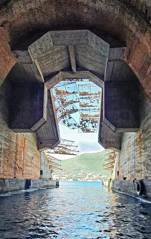 old submarine base - inside