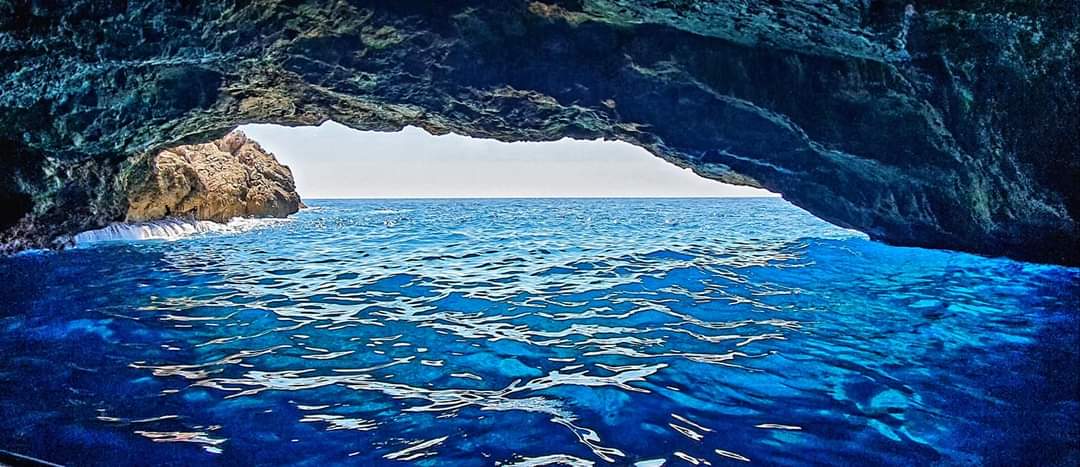 the blue caves