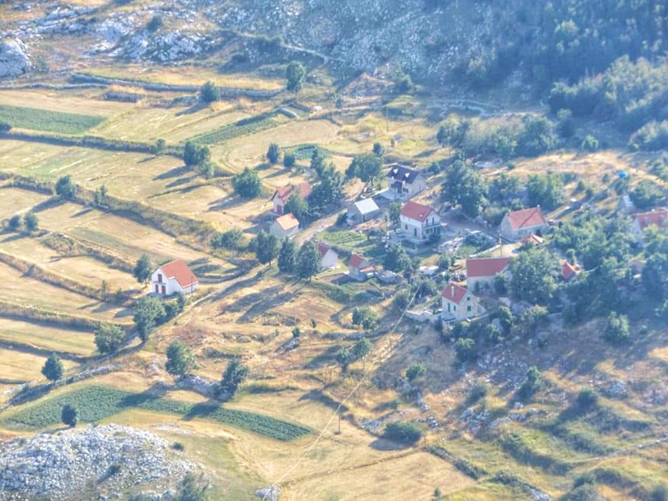 view from lovcen - village